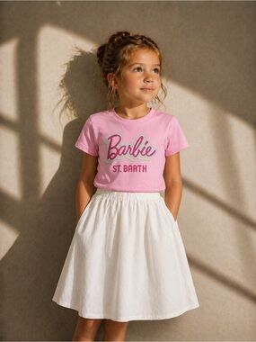 MC2 Saint Barth Barbie Print Pink T-Shirt Girls Size 10